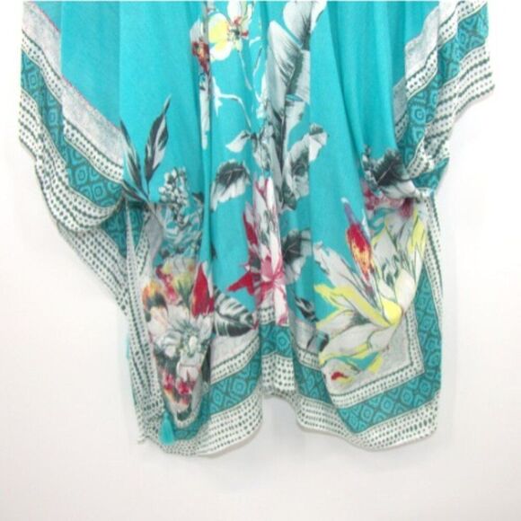 NWT Women's One Size Lightweight Flowy Kimono Swimsuit Cover Up - Picture 6 of 8